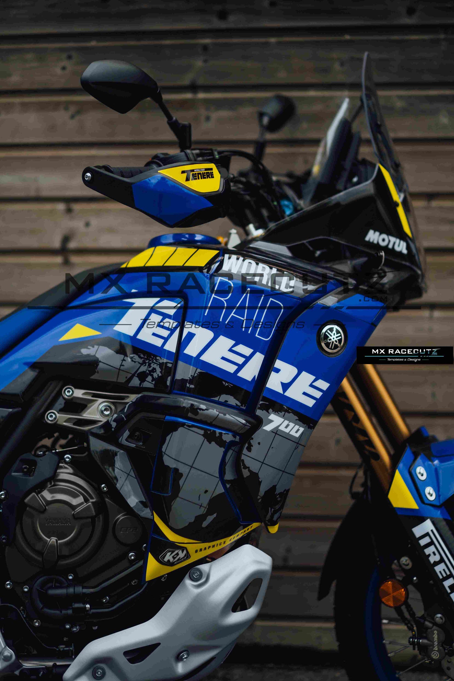 YAMAHA TENERE 700 WORLD RAID 2022-2025 TEMPLATE