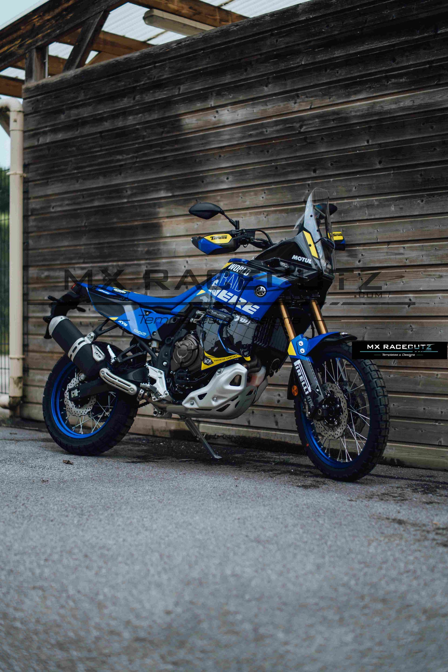 YAMAHA TENERE 700 WORLD RAID 2022-2025 TEMPLATE