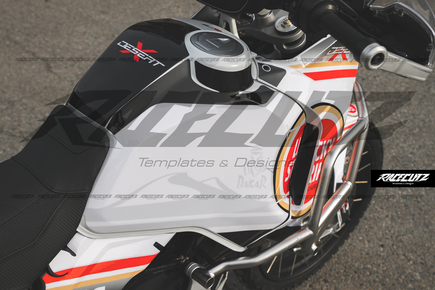 DUCATI DESERTX 2022-2025 TEMPLATE