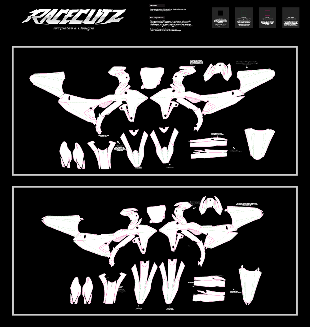 FANTIC XXF 250 & 450 2025-2026 TEMPLATE