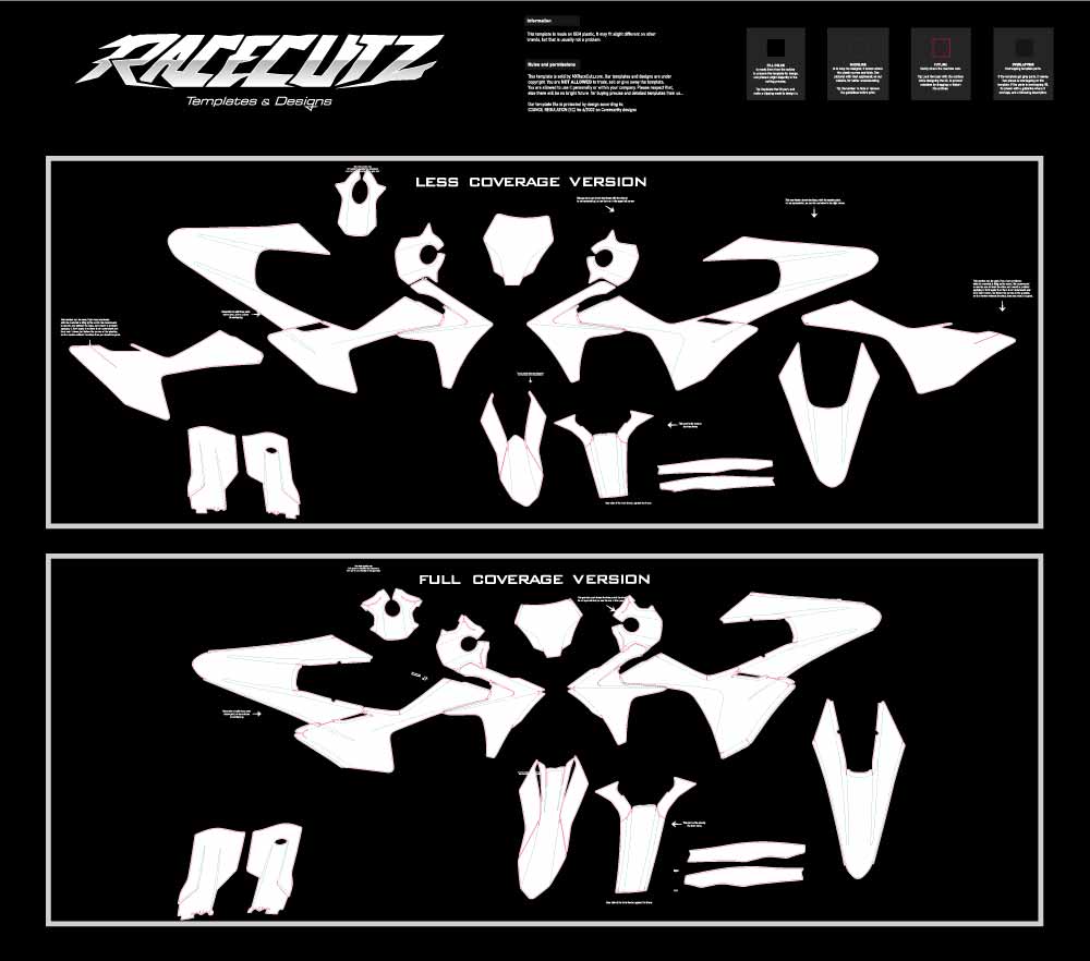 GASGAS MC 2024-2025 (2023 FACTORY EDITION) TEMPLATE