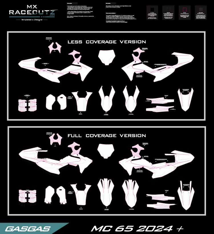 GASGAS MC 65 2024-2026 TEMPLATE