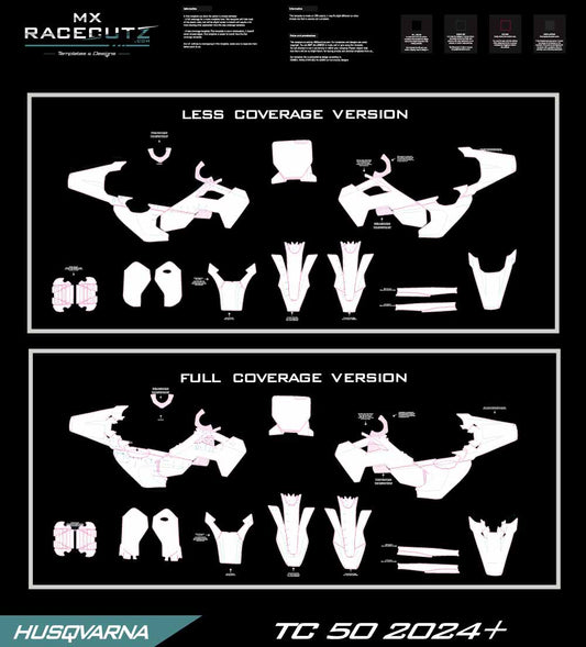 HUSQVARNA TC 50 2024-2025 & EE3 + EE5 2025-2026 TEMPLATE