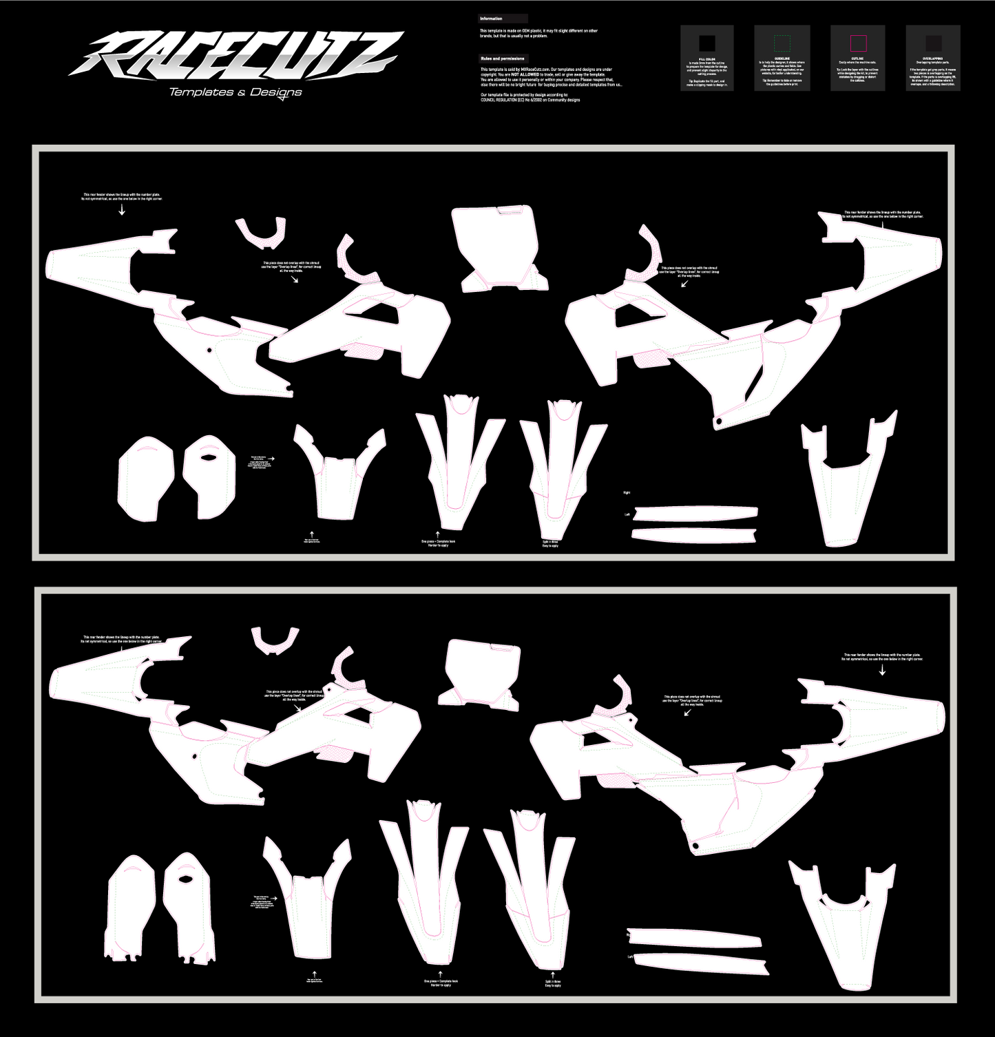 HUSQVARNA TC 85 2025-2026 TEMPLATE