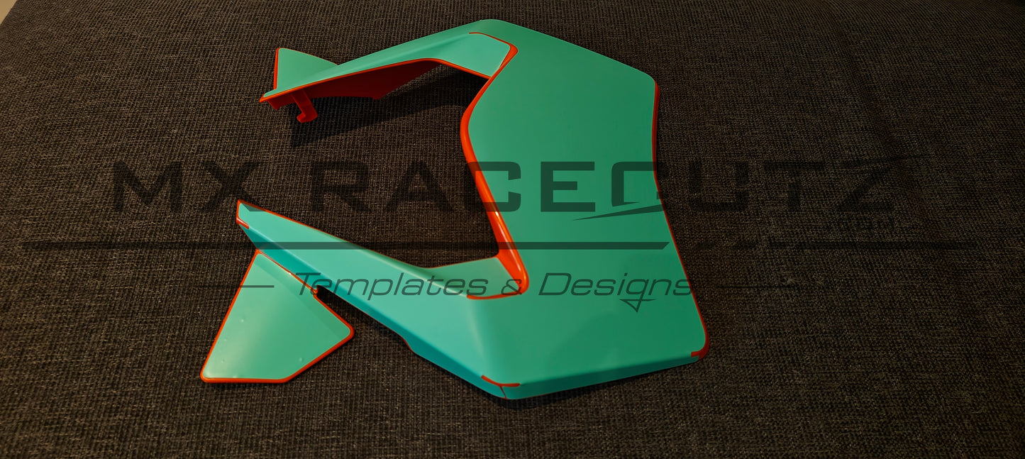 KTM EXC 2024-2026 HEADLIGHT MASK TEMPLATE