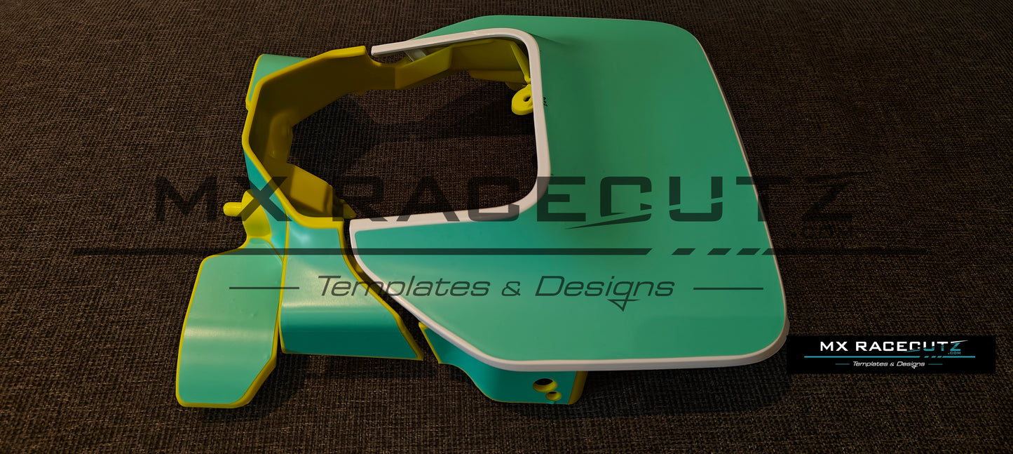 HUSQVARNA TE & FE 2024-2026 HEADLIGHT MASK TEMPLATE
