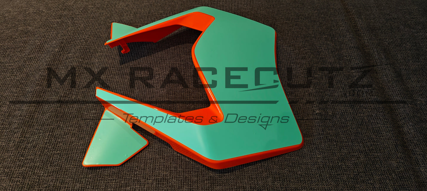 KTM EXC 2024-2026 HEADLIGHT MASK TEMPLATE