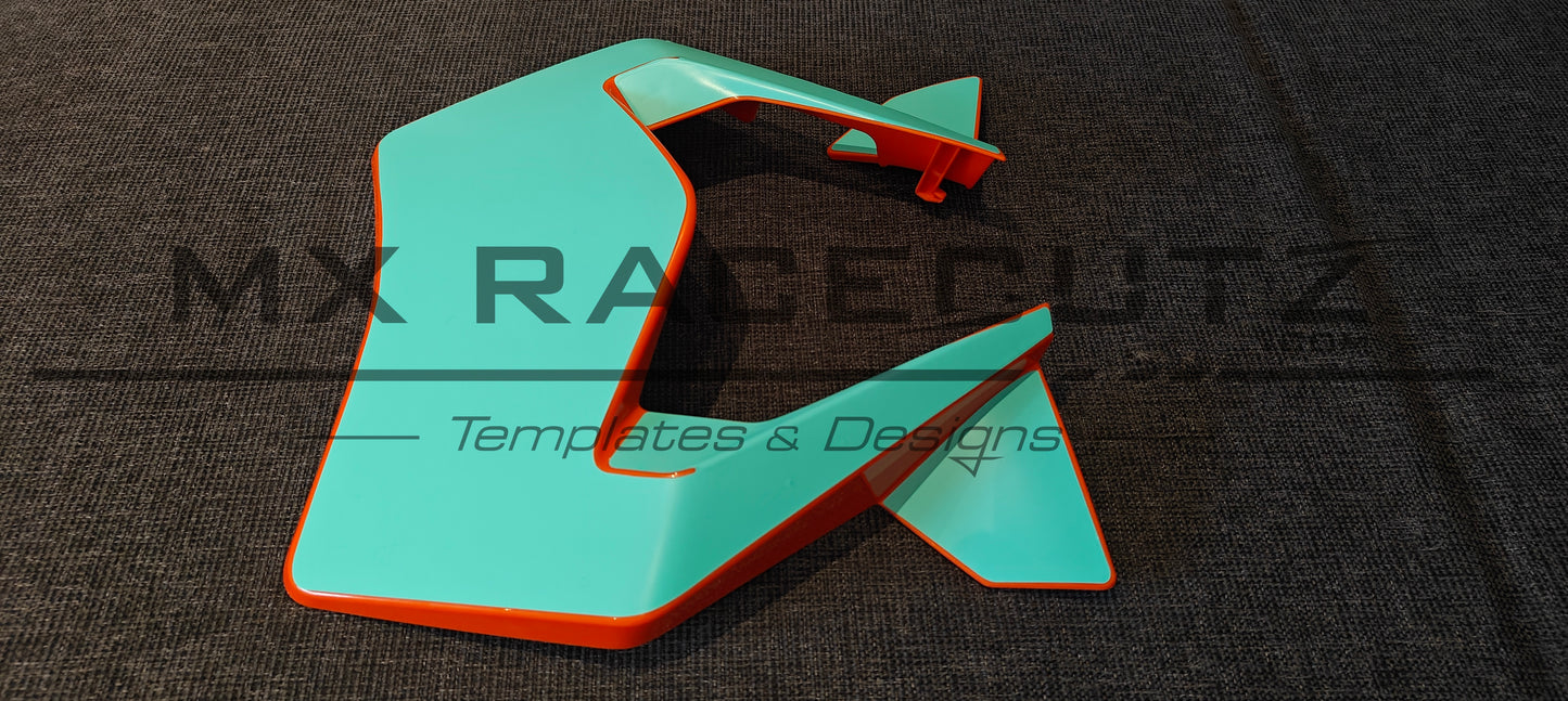 KTM EXC 2024-2026 HEADLIGHT MASK TEMPLATE