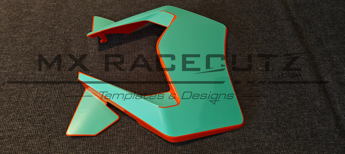 KTM EXC 2024-2026 HEADLIGHT MASK TEMPLATE