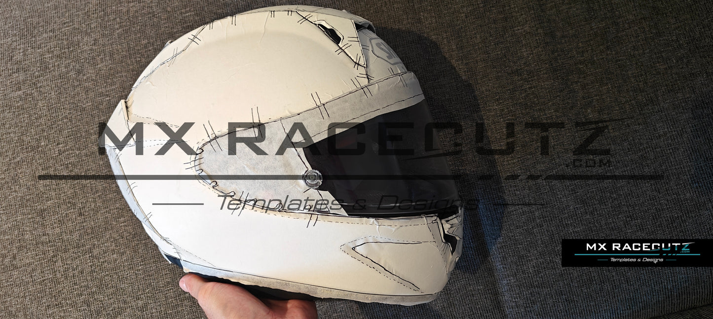 SHOEI X-SPR PRO / X-FIFTEEN- SIZE LARGE TEMPLATE