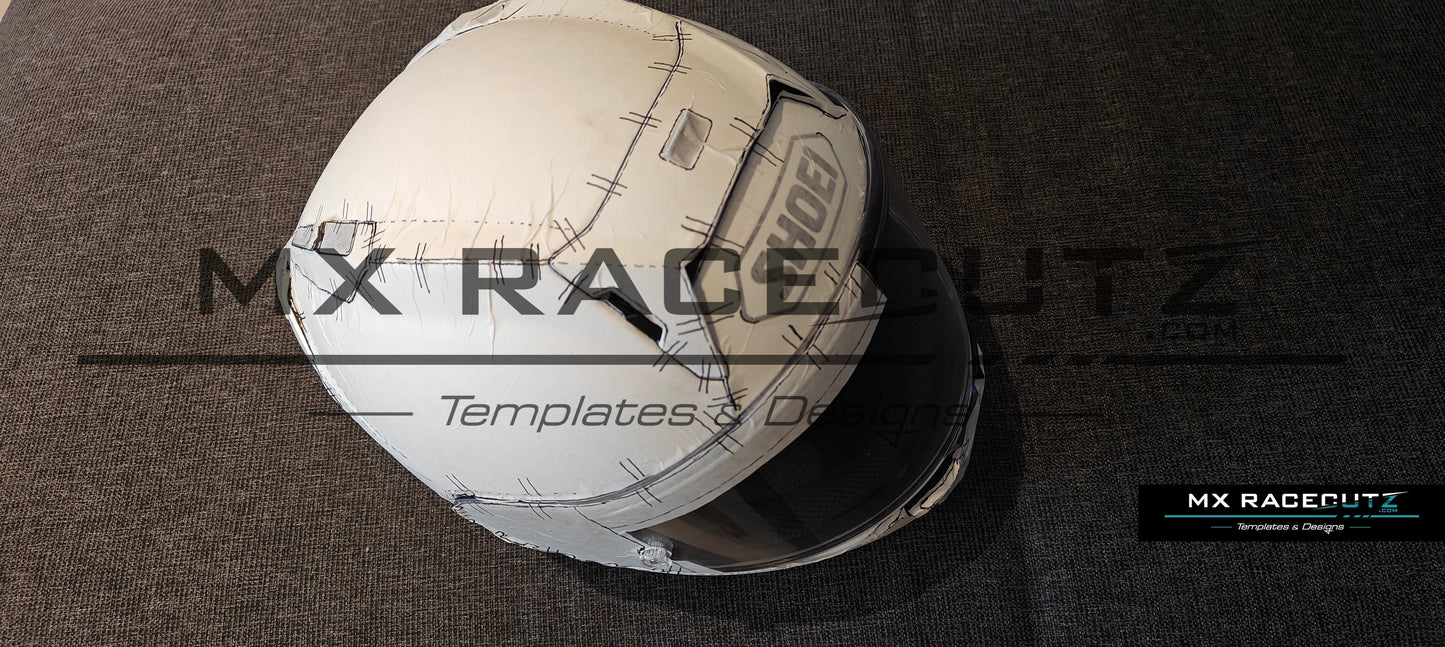 SHOEI X-SPR PRO / X-FIFTEEN- SIZE LARGE TEMPLATE