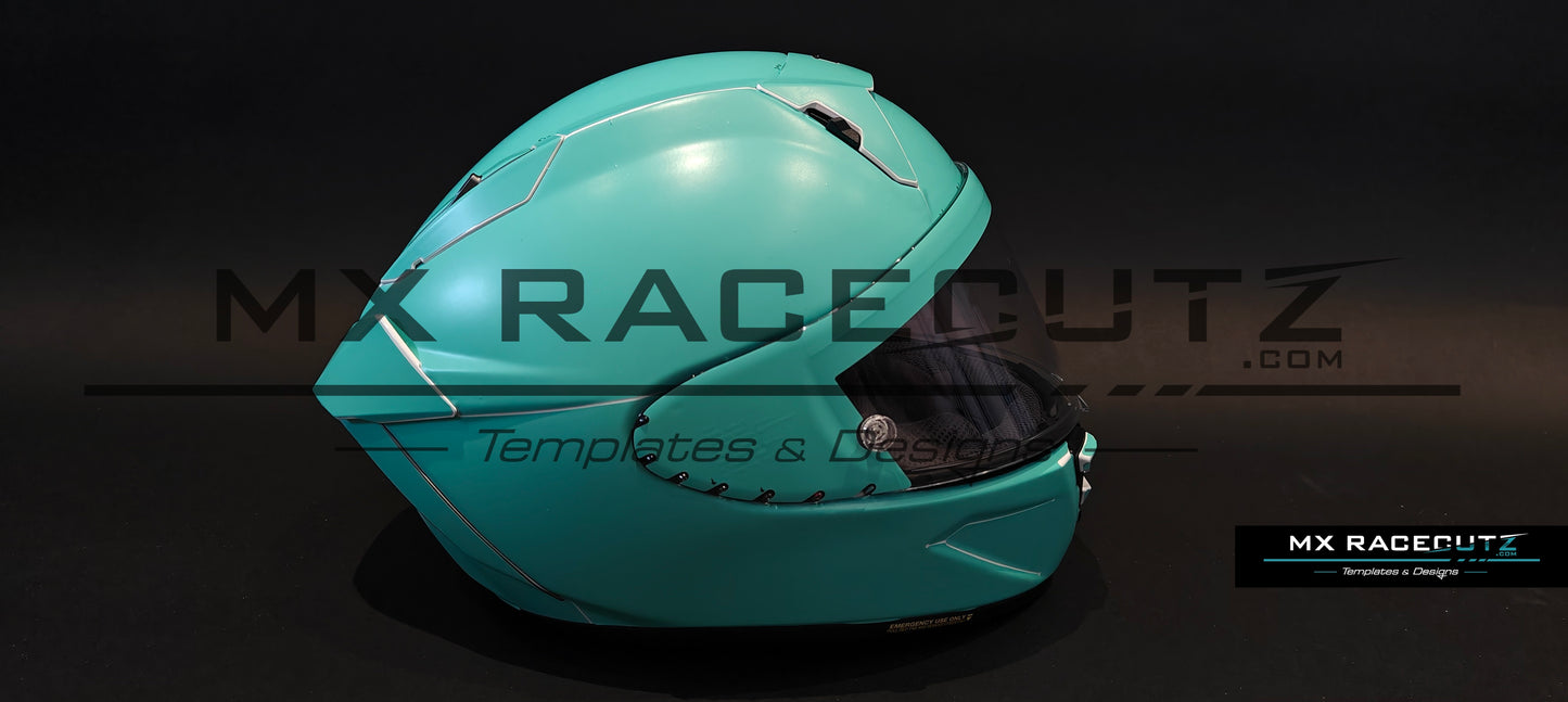 SHOEI X-SPR PRO / X-FIFTEEN- SIZE LARGE TEMPLATE