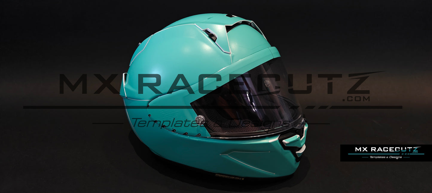SHOEI X-SPR PRO / X-FIFTEEN- SIZE LARGE TEMPLATE