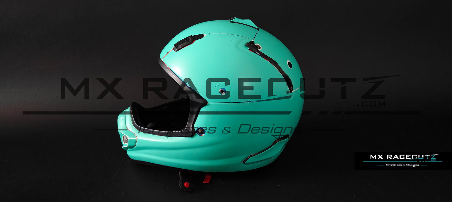 ARAI MX-V - SIZE XSMALL & SMALL TEMPLATE