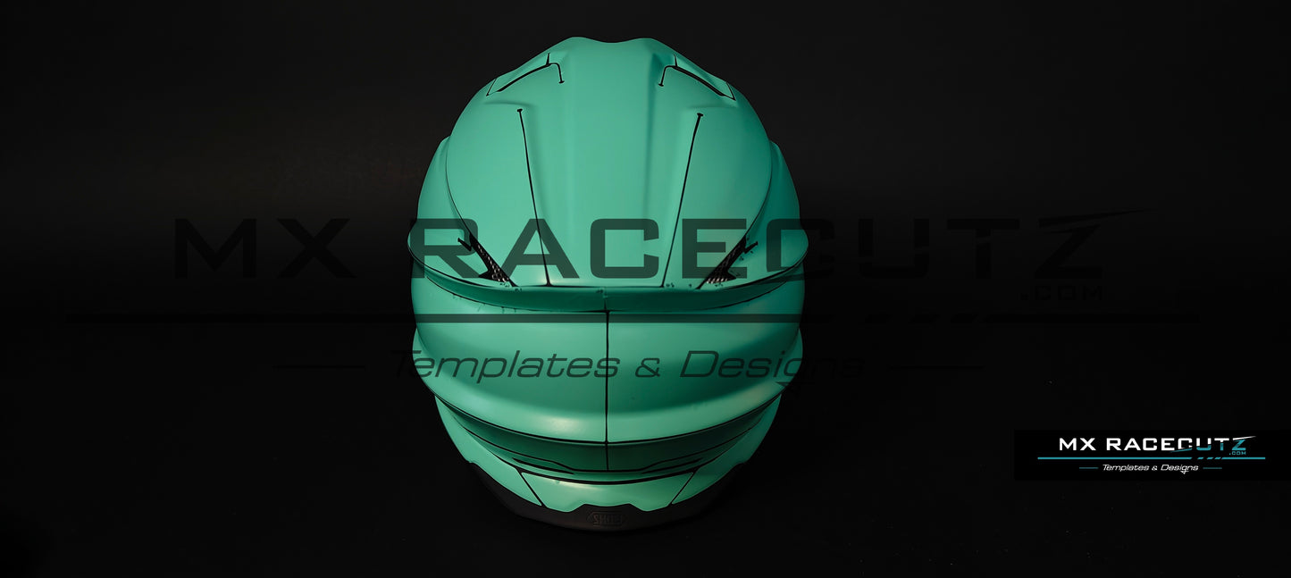 SHOEI VFX-WR - SIZE LARGE TEMPLATE