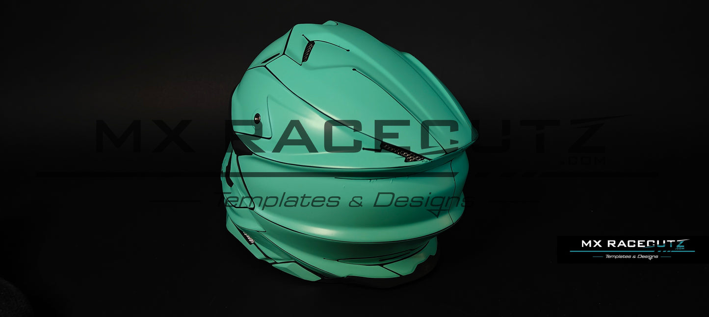 SHOEI VFX-WR - SIZE LARGE TEMPLATE