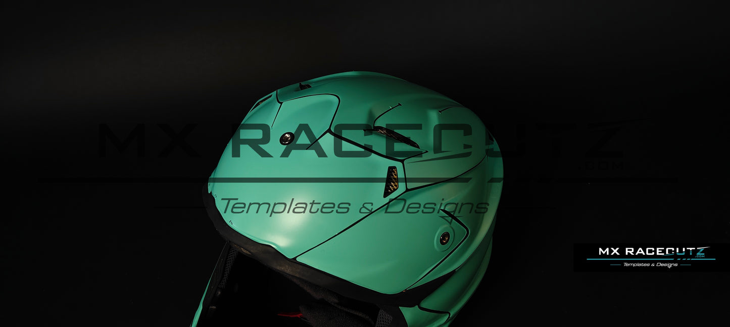 SHOEI VFX-WR - SIZE LARGE TEMPLATE