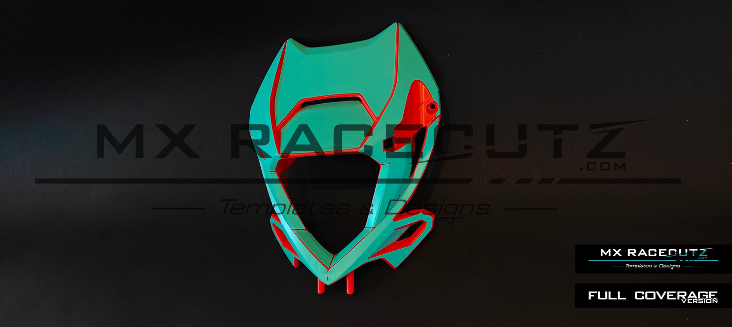 BETA RR 2020-2024 & XTRAINER 2020-2026 HEADLIGHT MASK TEMPLATE