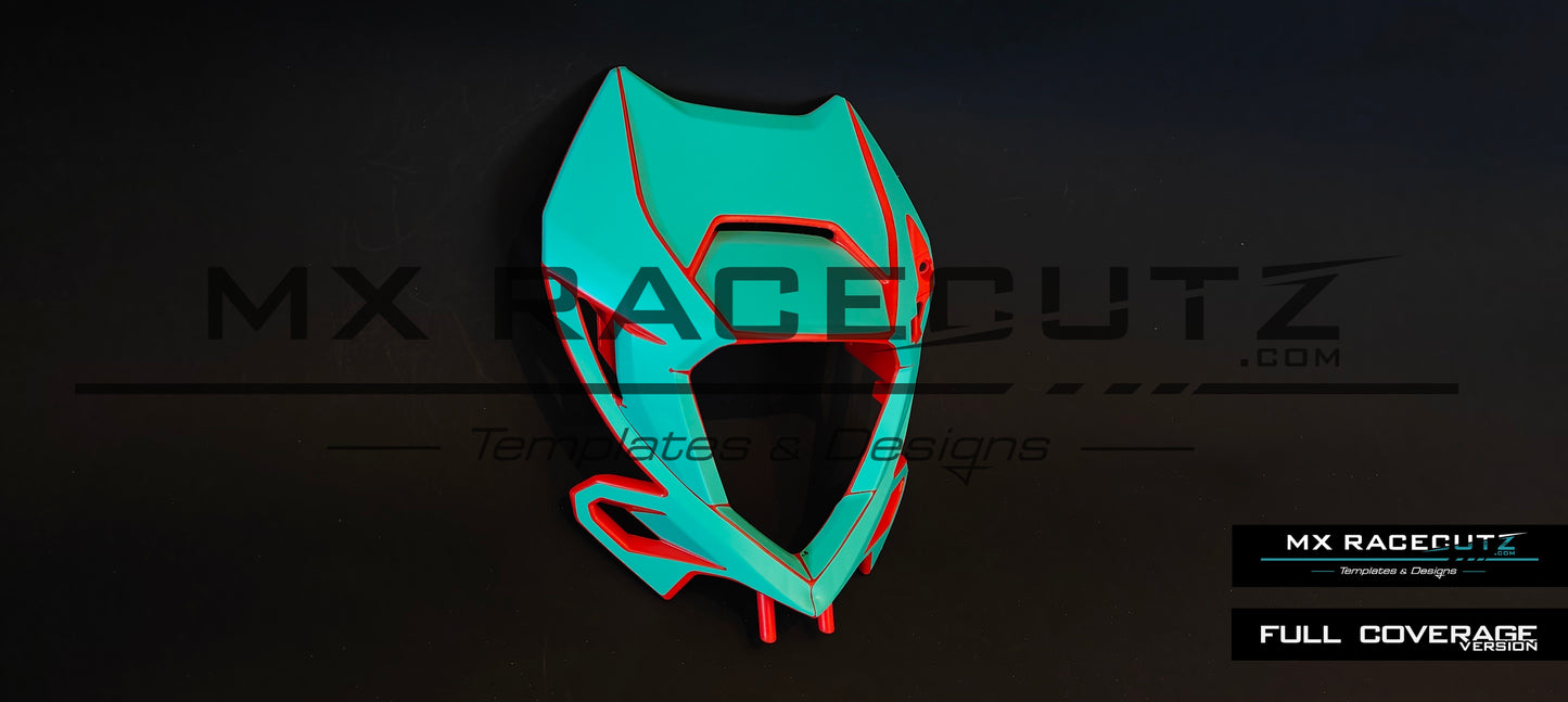 BETA RR 2020-2024 & XTRAINER 2020-2026 HEADLIGHT MASK TEMPLATE