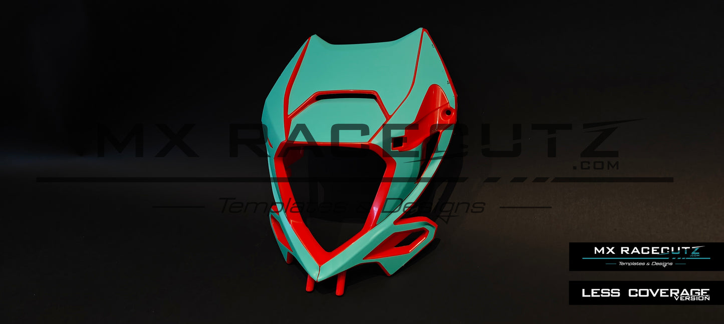 BETA RR 2020-2024 & XTRAINER 2020-2026 HEADLIGHT MASK TEMPLATE