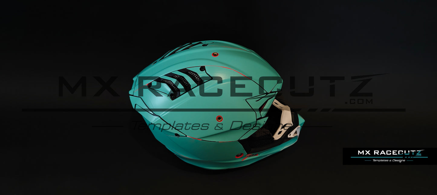AIROH AVIATOR 3 - SIZE LARGE TEMPLATE