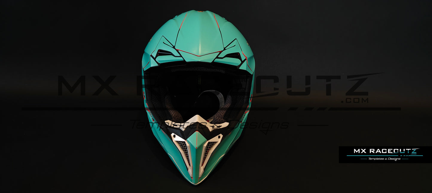 AIROH AVIATOR 3 - SIZE LARGE TEMPLATE