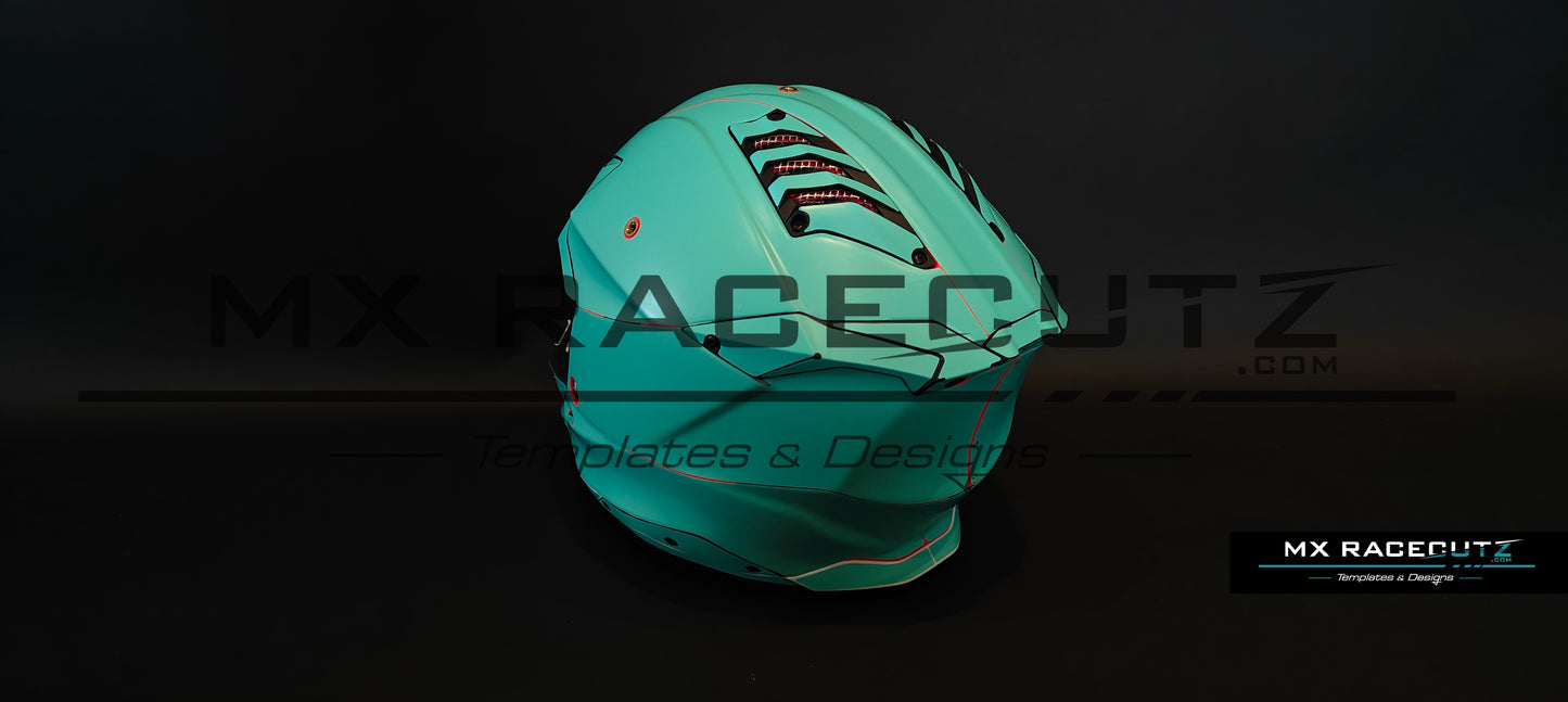 AIROH AVIATOR 3 - SIZE LARGE TEMPLATE