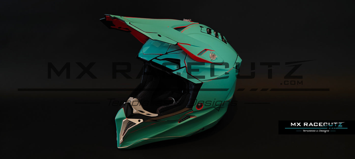 AIROH AVIATOR 3 - SIZE LARGE TEMPLATE