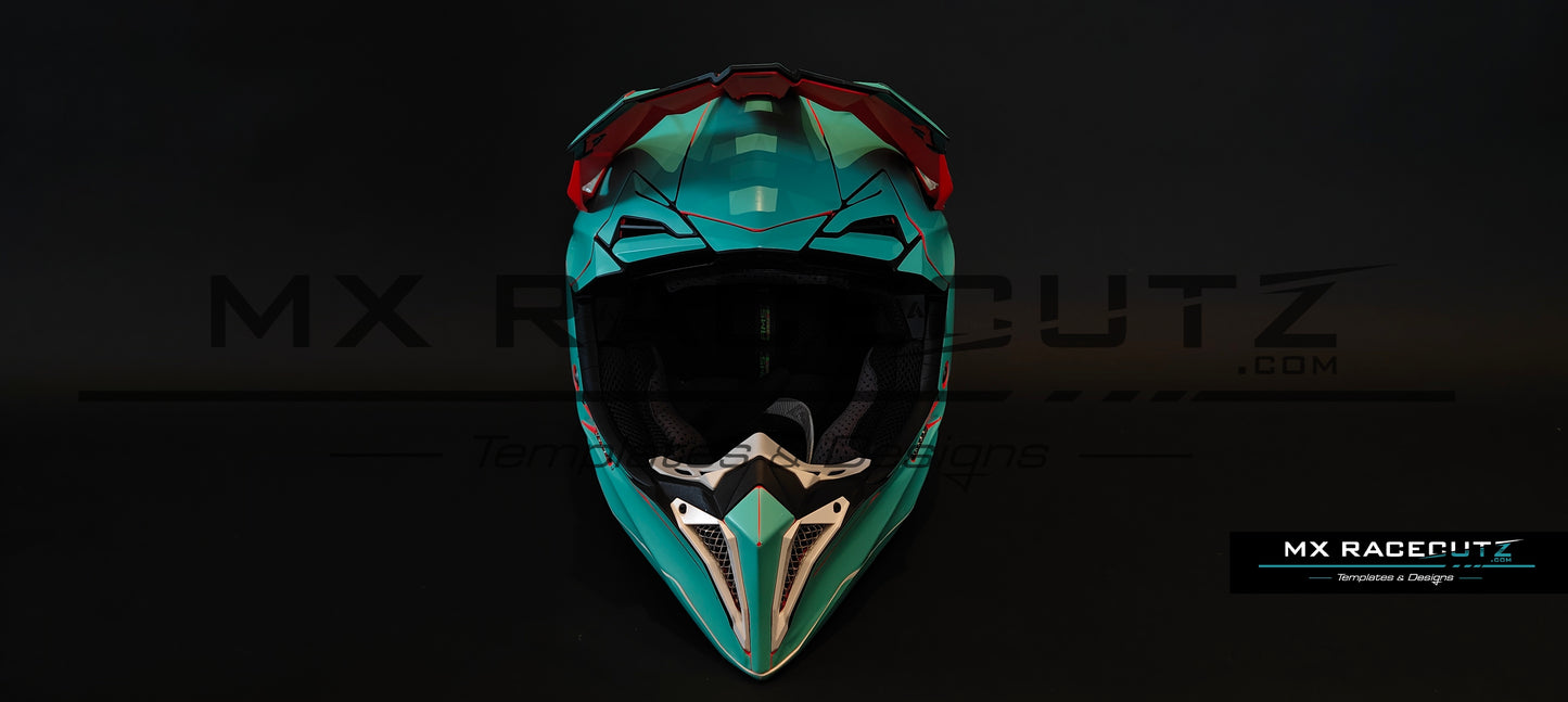 AIROH AVIATOR 3 - SIZE LARGE TEMPLATE