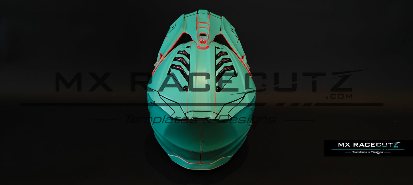 AIROH AVIATOR 3 - SIZE LARGE TEMPLATE