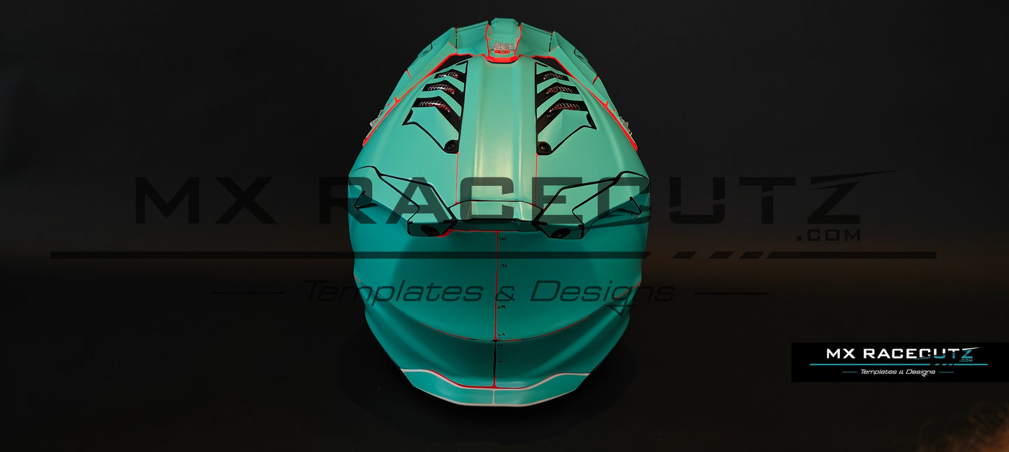 AIROH AVIATOR 3 - SIZE LARGE TEMPLATE