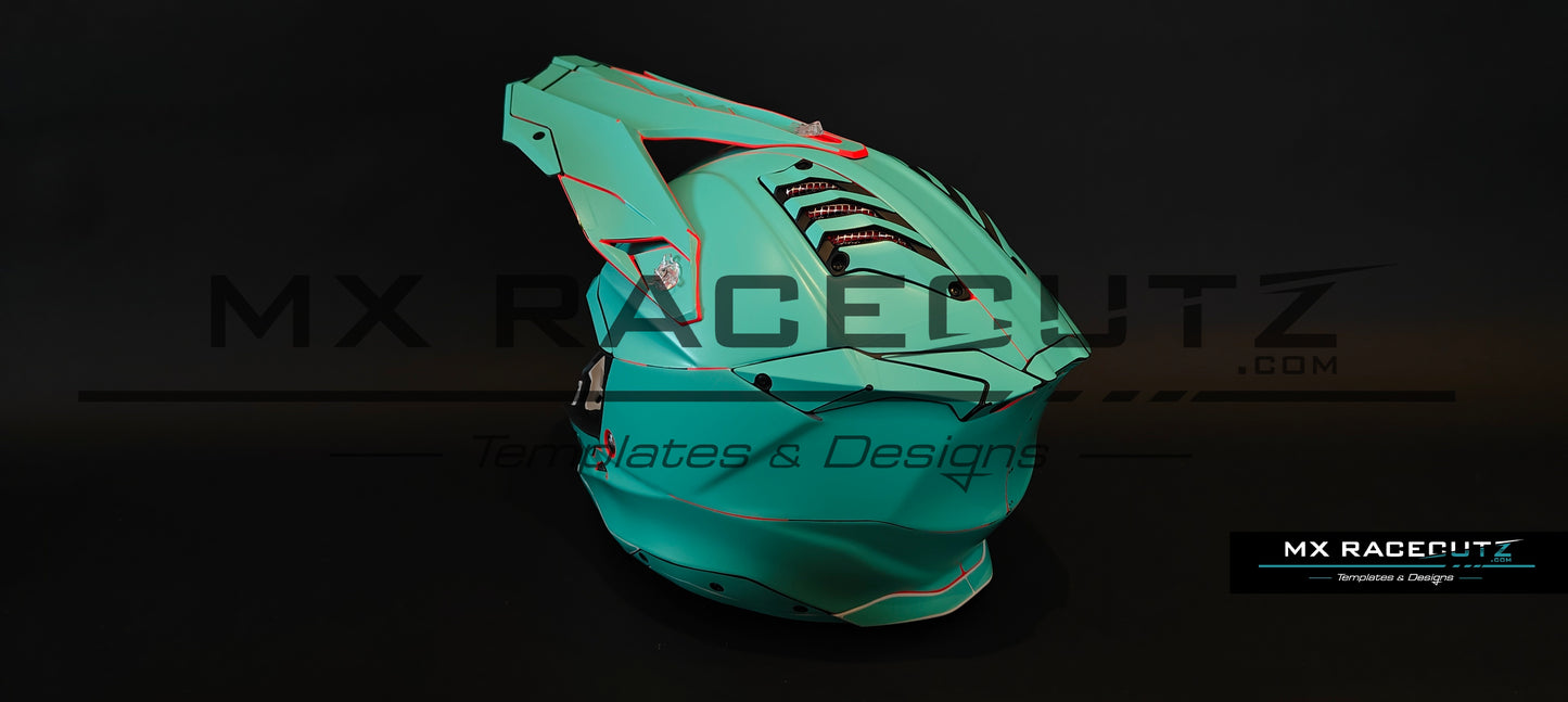 AIROH AVIATOR 3 - SIZE LARGE TEMPLATE