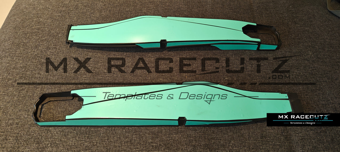 KTM SX-SXF 2019-2022 POLISPORT SWINGARM GUARDS TEMPLATE