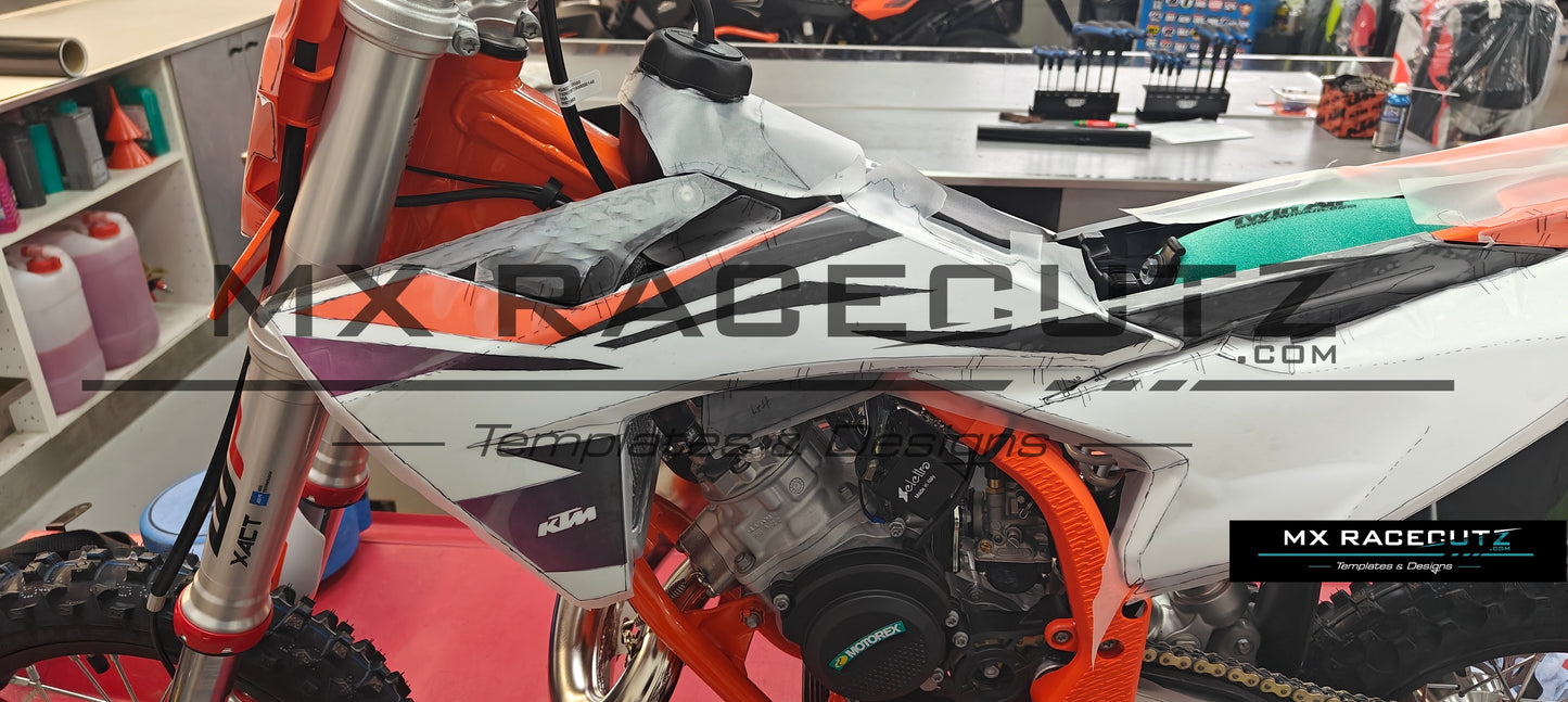KTM SX 50 2024-2025 & SX-E3 + SX-E5 2025-2026 TEMPLATE