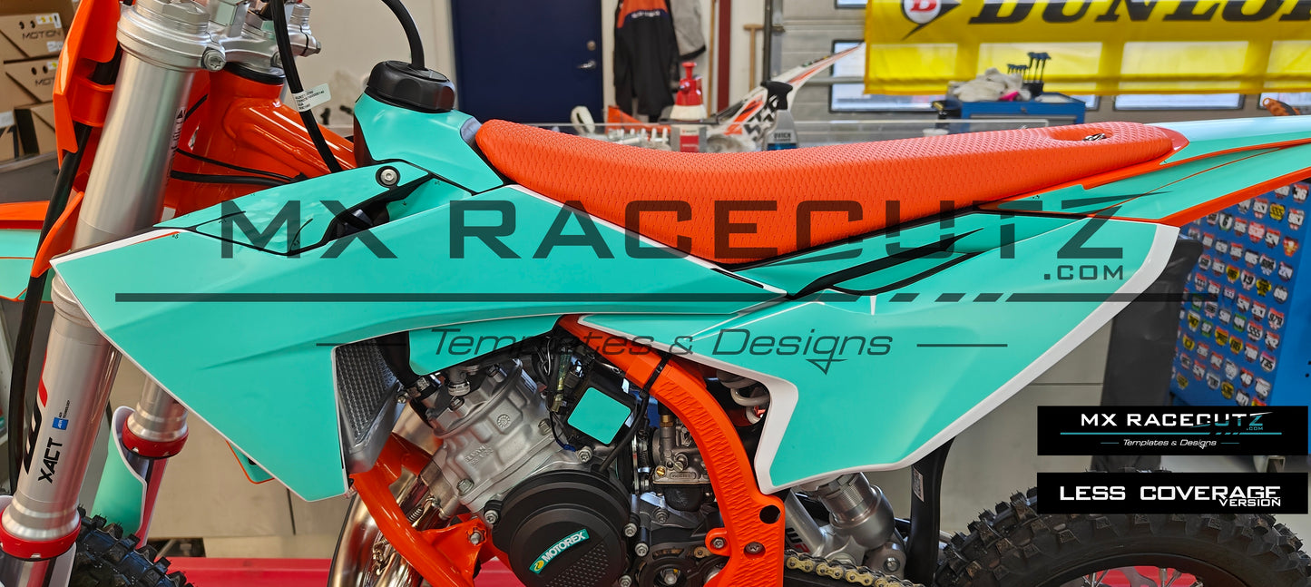 KTM SX 50 2024-2025 & SX-E3 + SX-E5 2025-2026 TEMPLATE