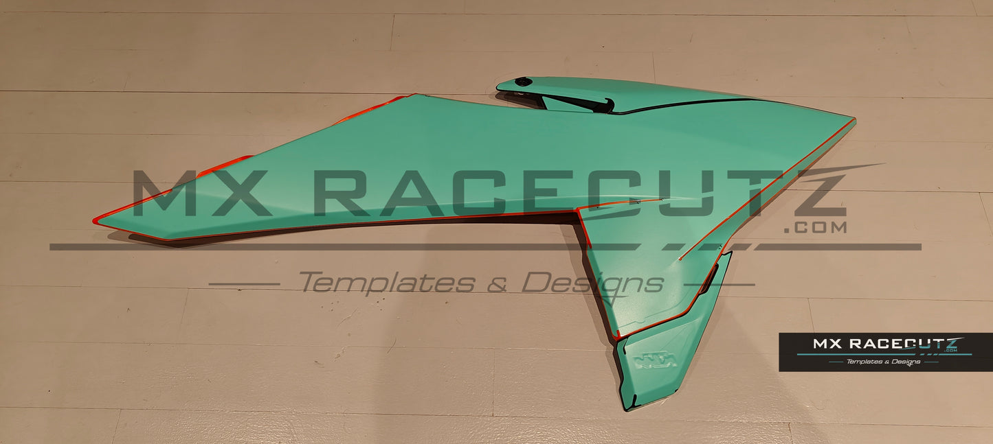KTM SX-SXF 2025-2026 (2024 FACTORY EDITION) & EXC & XC-W & XCF-W 2026 - SHROUDS TEMPLATE