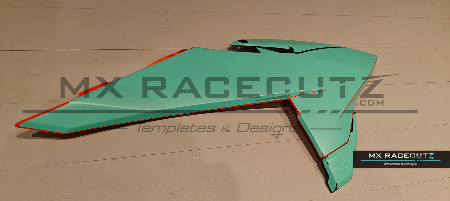KTM SX-SXF 2025-2026 (2024 FACTORY EDITION) & EXC & XC-W & XCF-W 2026 - SHROUDS TEMPLATE