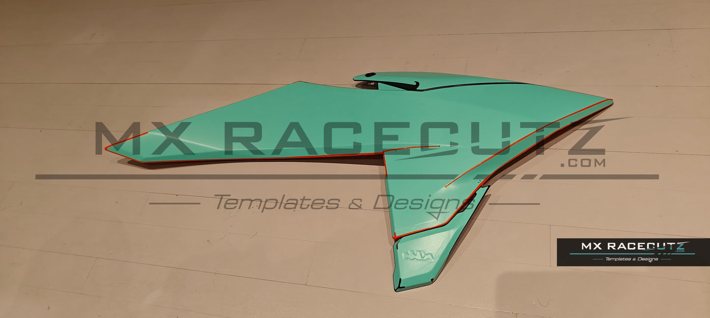 KTM SX-SXF 2025-2026 (2024 FACTORY EDITION) & EXC & XC-W & XCF-W 2026 - SHROUDS TEMPLATE