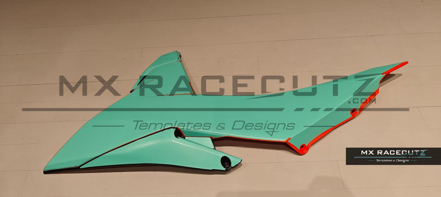 KTM SX-SXF 2025-2026 (2024 FACTORY EDITION) & EXC & XC-W & XCF-W 2026 - SHROUDS TEMPLATE