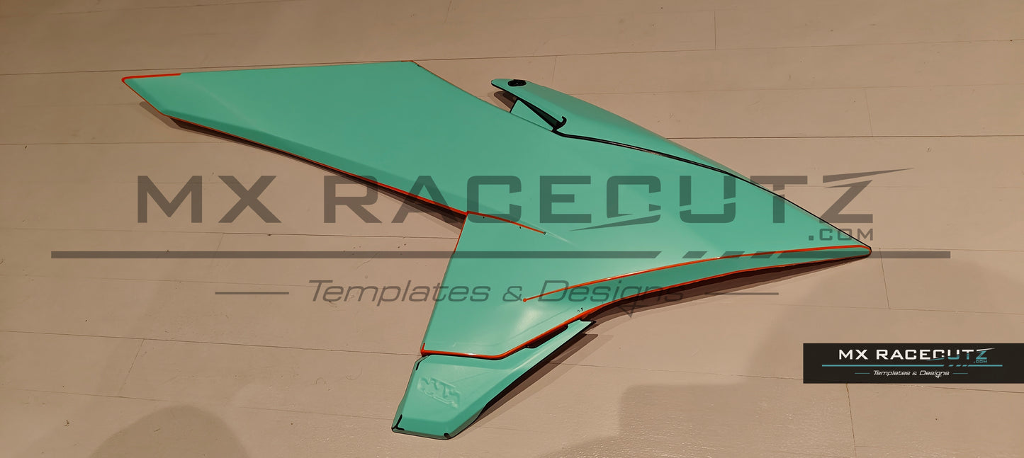 KTM SX-SXF 2025-2026 (2024 FACTORY EDITION) & EXC & XC-W & XCF-W 2026 - SHROUDS TEMPLATE