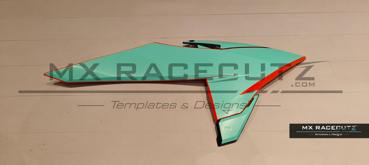 KTM SX-SXF 2025-2026 (2024 FACTORY EDITION) & EXC & XC-W & XCF-W 2026 - SHROUDS TEMPLATE