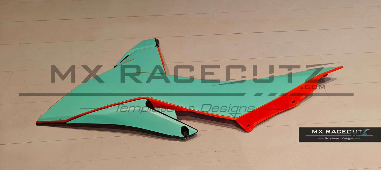 KTM SX-SXF 2025-2026 (2024 FACTORY EDITION) & EXC & XC-W & XCF-W 2026 - SHROUDS TEMPLATE