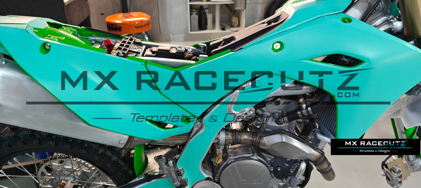 KAWASAKI KX 250 2025-2026 & 450 2024-2026 TEMPLATE