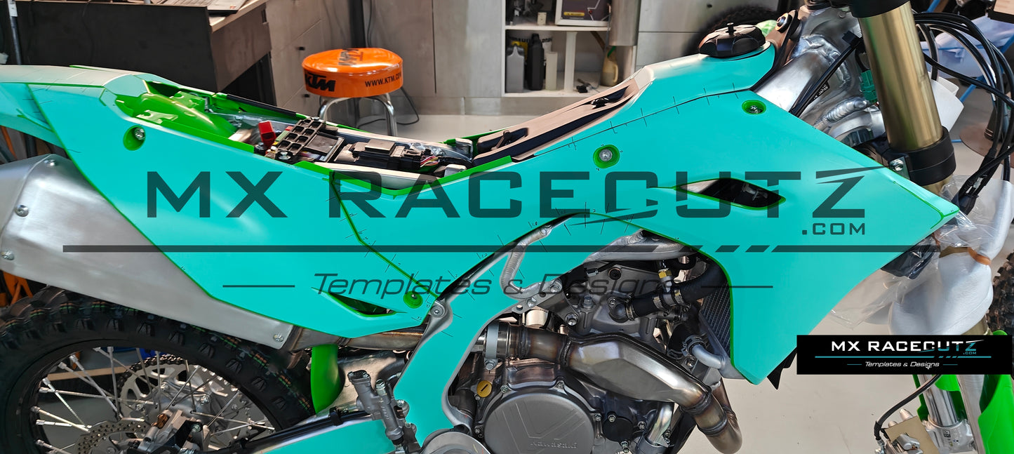 KAWASAKI KX 250 2025-2026 & 450 2024-2026 TEMPLATE