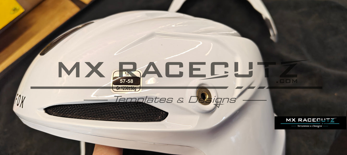 FOX V3-RS and V3 2024+ - SIZE MEDIUM TEMPLATE