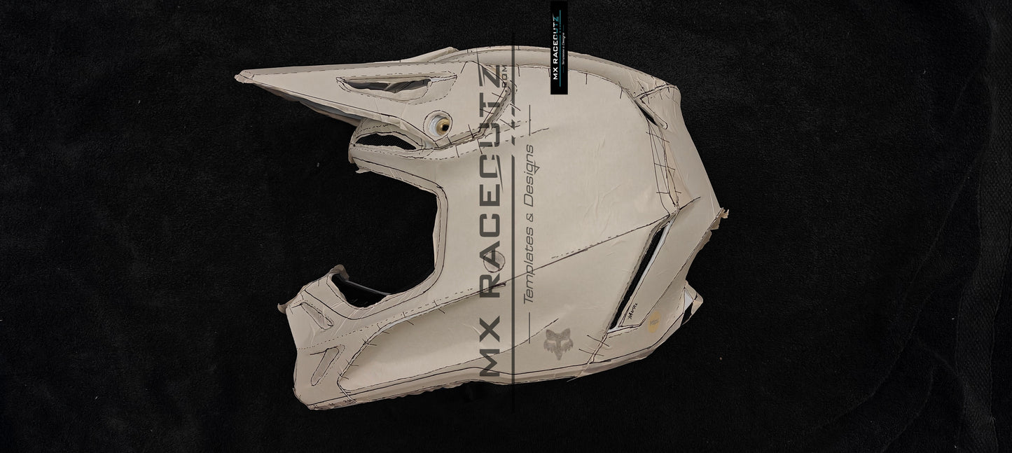 FOX V3-RS and V3 2024+ SIZE SMALL TEMPLATE