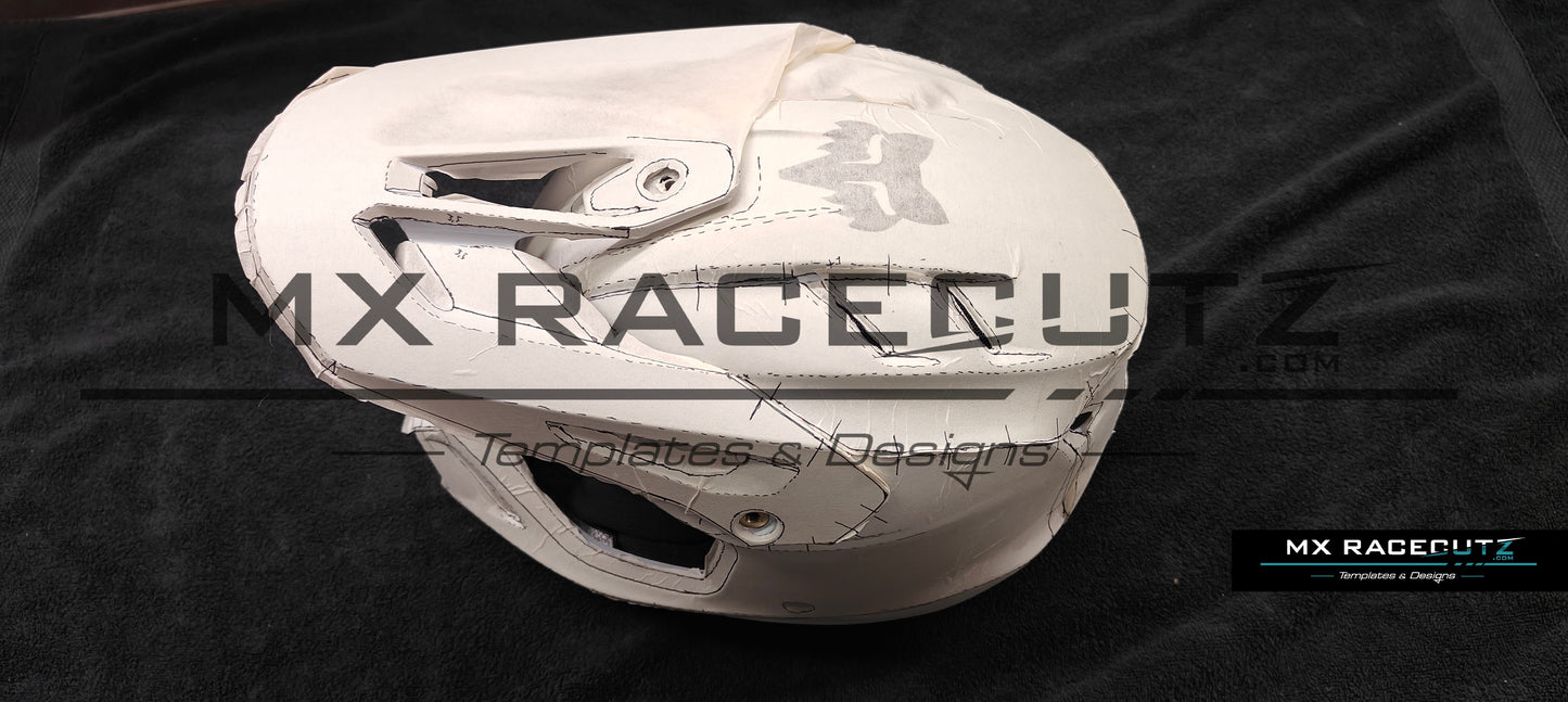 FOX V3-RS and V3 2024+ - SIZE LARGE TEMPLATE