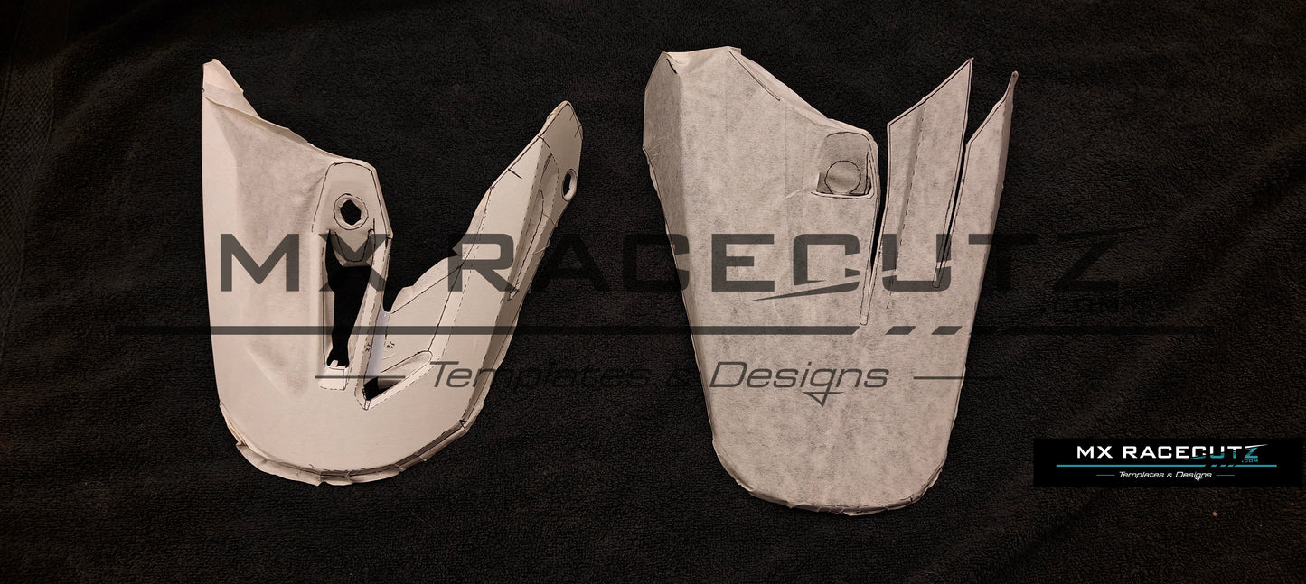 FOX V3-RS and V3 2024+ SIZE SMALL TEMPLATE