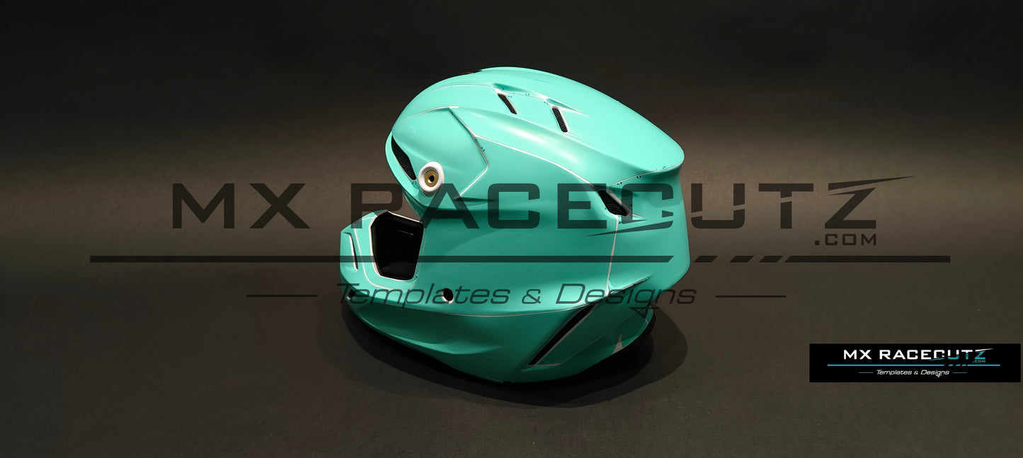 FOX V3-RS and V3 2024+ - SIZE MEDIUM TEMPLATE