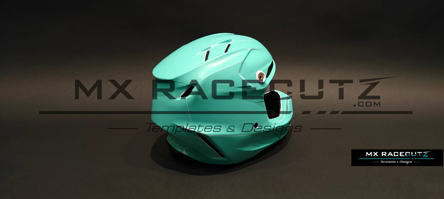 FOX V3-RS and V3 2024+ - SIZE MEDIUM TEMPLATE